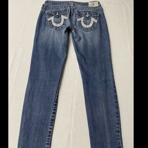 True Religion Dark Blue Skinny Jeans